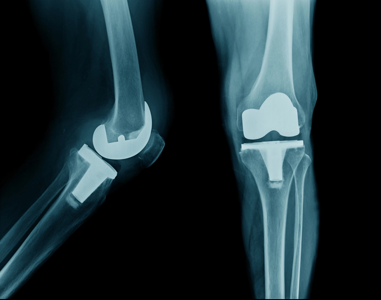 Dr. Tareq Soumma Cum Laude – Orthopäde für Hüfte – Röntgenaufnahme eines menschlichen Hüftgelenks mit rot hervorgehobenem Schmerzbereich.